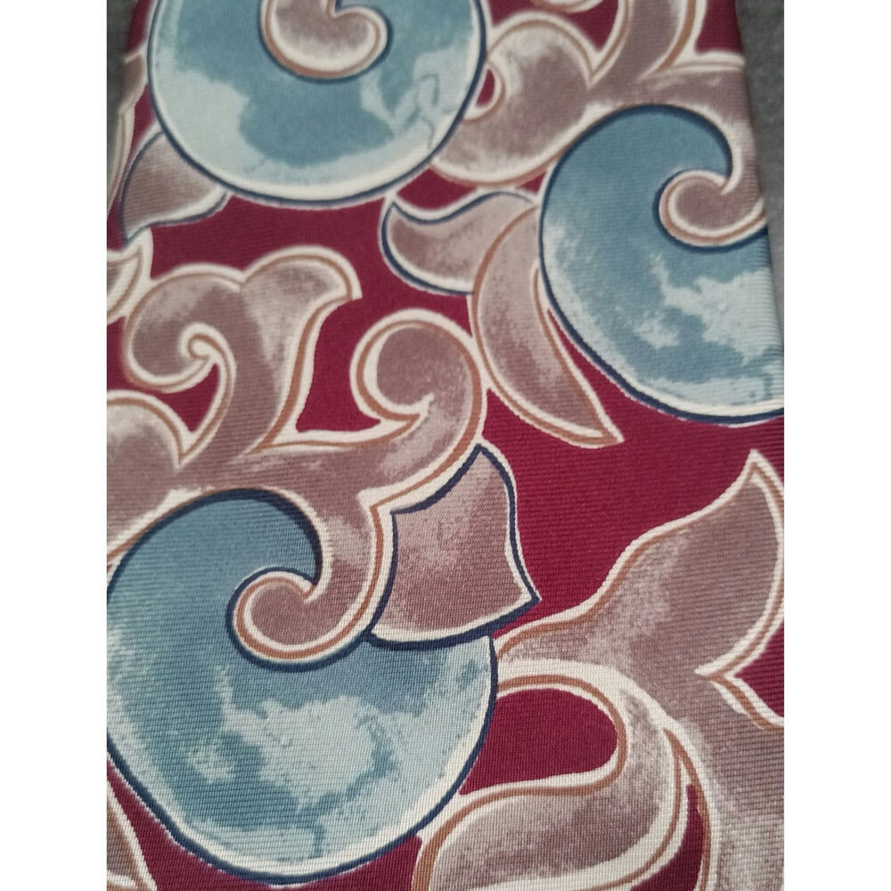 Oscar de la Renta Abstract Tie OS - Picture 4 of 6